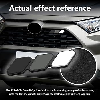 Amazon.com: TRD Grille Decor Badge, 3-Color Upgrade Emblem